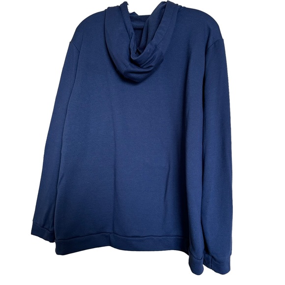 Nike Men’s NSW Sportswear Swoosh Logo Hoodie Navy Sz XL - Picture 2 of 5